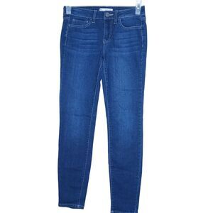 So Womens Low Rise Jeans Junior‎ 7 Blue Favorite Skinny Dark Wash Stretch Denim